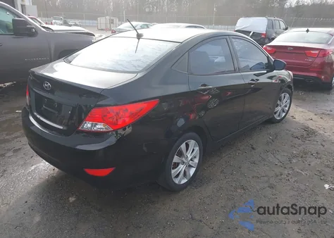 2013 Hyundai Accent Gls из США, поврежденный, VIN KMHCU4AE2DU316285